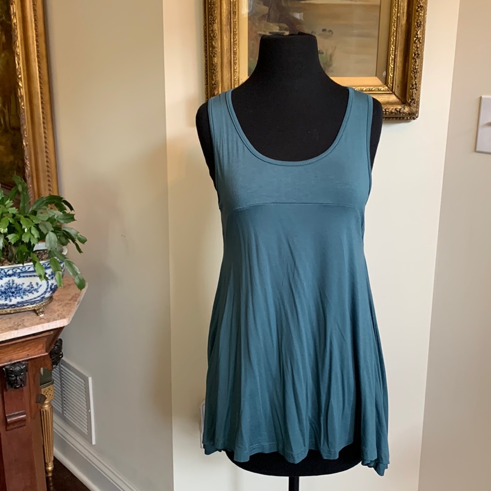 Flattering Blue Tank-Top